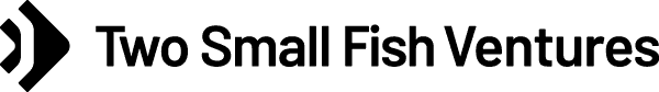 two small fish logo extended horizontal black rgb 600px w 72ppi